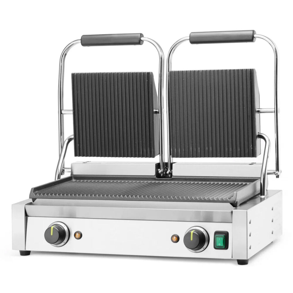 Panini keptuvas Metos 475x230 mm rifliuotas, 2 k. zonos