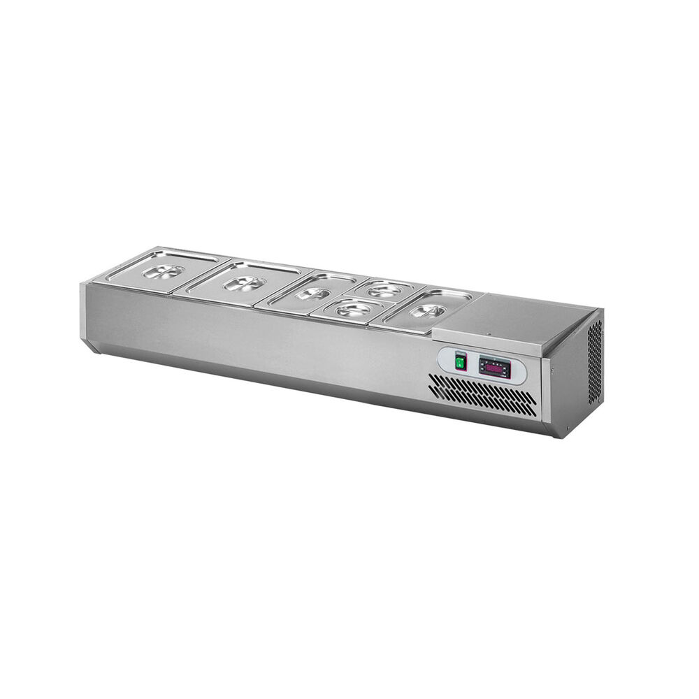 Refrigerated display Metos VPZ11-45AD, cooling unit on the right