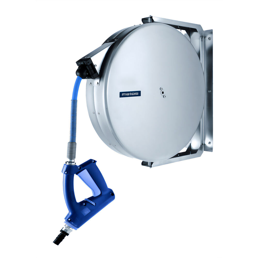 Automatic hose-reel Metos MaxiReel M15 with spray gun 449