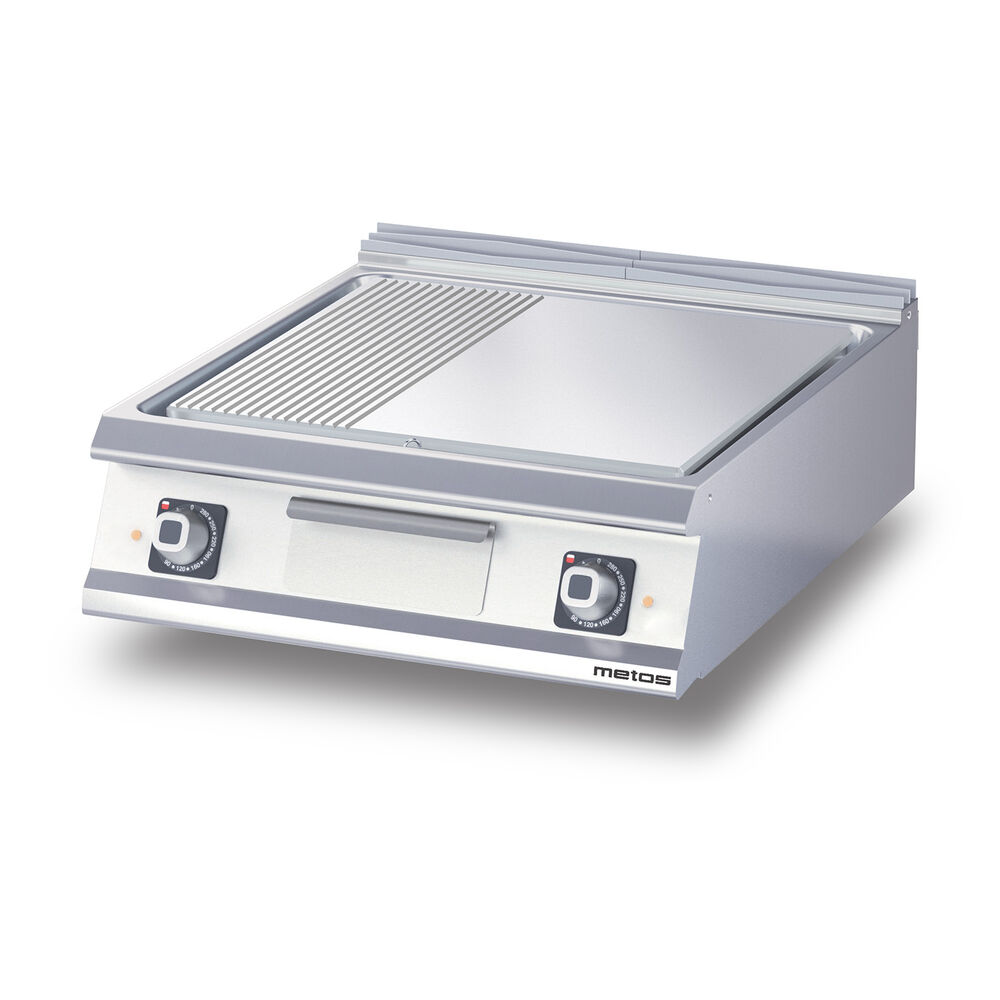 Griddle chrome/smooth Metos Diamante D74/25TSFTEC1/3R table top model