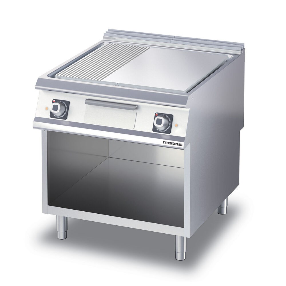 Griddle chromium/grooved/smooth Metos Diamante D94/25FTEC1/3R withcupboard