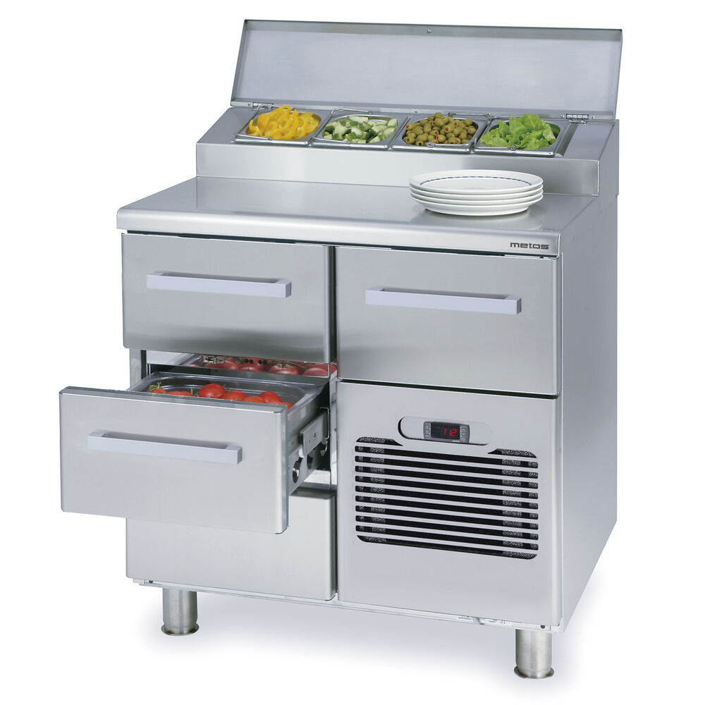 Šaldomas stalas Saladette Metos Classic STH800-GN3-MGH