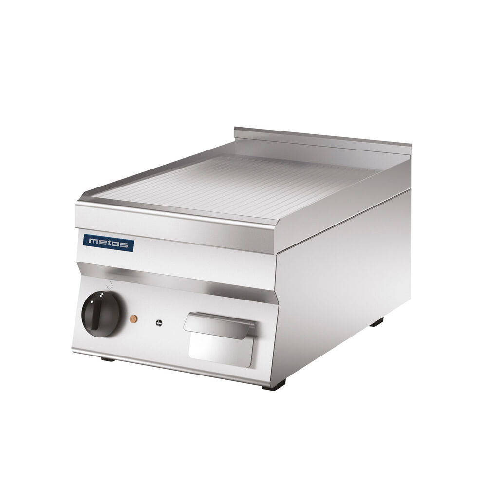 Griddle ribbed Metos OFT64ERA with stainless steel frytop