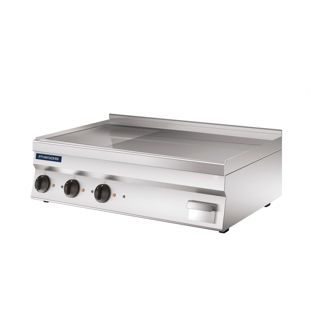 Griddle Metos OFT610EMA 1/3 grooved and 2/3 smooth
