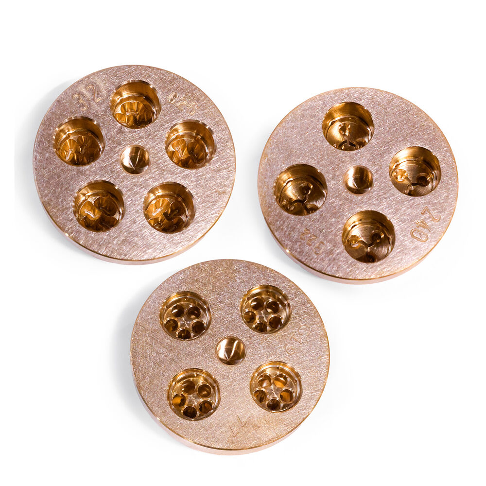Pasta die set (3 pcs) for Metos Sinfonia 2 pasta machine