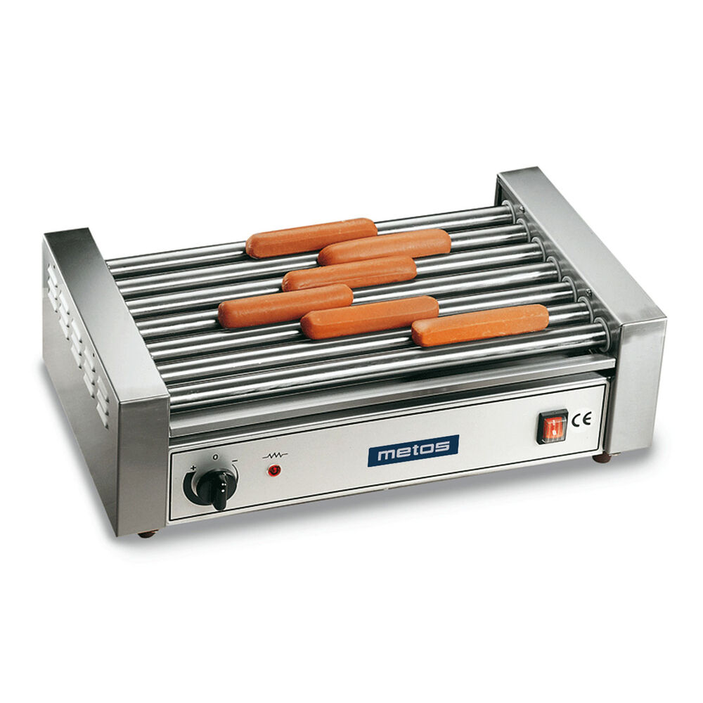 Roller grill Metos GW7 with non-stick coated rolls