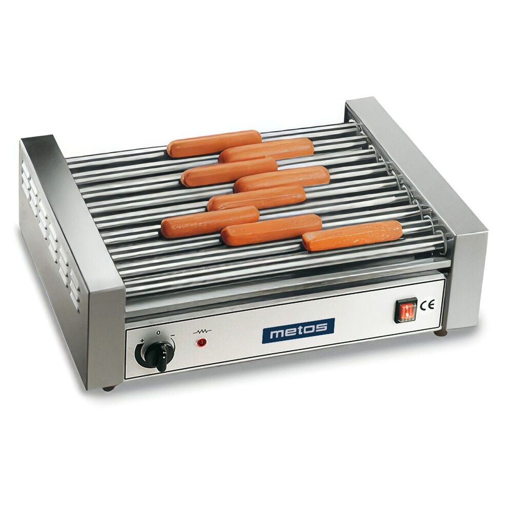 Roller grill Metos GW9 with non-stick coated rolls